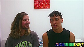 Billy Feasted On Kalebs XL Cock And Slides His Starved Hole